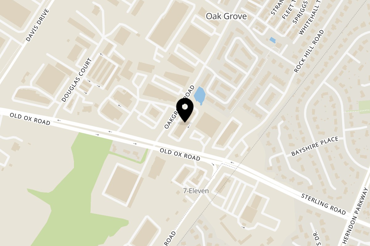 Map showing the location of Mehran Restaurant Sterling on 23070 Oakgrove Rd in Sterling